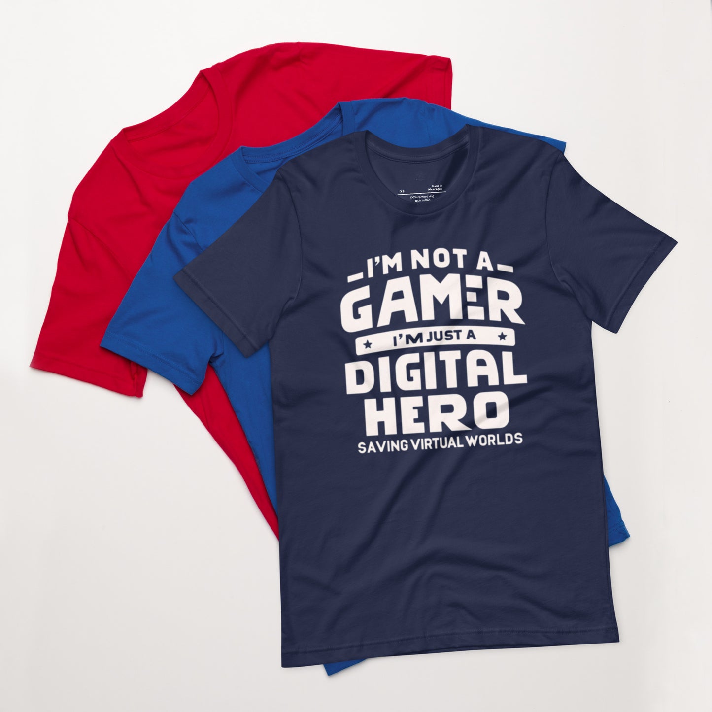 Digital Hero: The Virtual World Savior - Unisex t-shirt